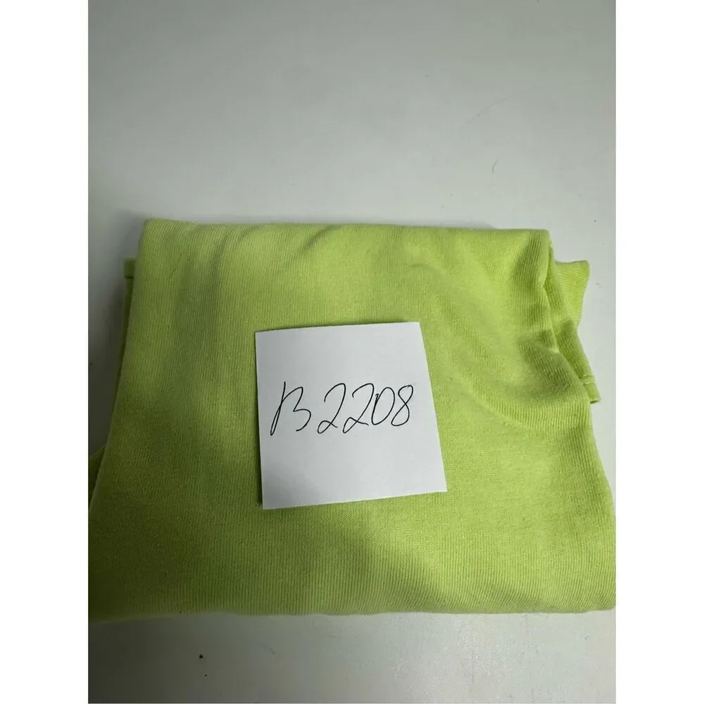 Forever 21 Women’s Solid Lime Green Short Sleeve Crew Neck Basic T-Shirt Size M